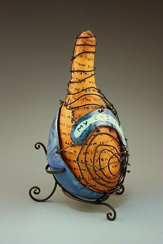 crushed by love (side view)